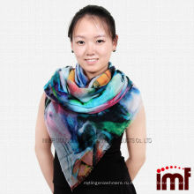 Женский элегантный шейный платок из смеси модального кашемира